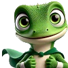 Guy the Guardian Gecko smiling