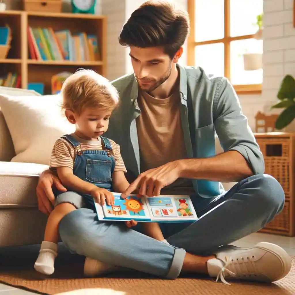 Parent and child using an interactive toolkit