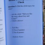 Toolkit page from Guy & Cesar’s Big Adventure in Safety Land book for adults to guide child understanding.