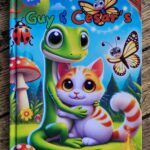 Front cover of Guy & Cesar’s Big Adventure in Safety Land book showing Guy the Gecko and Cesar the Cat helping children learn about staying safe around strangers.