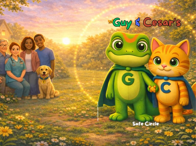 Guy & Cesar’s Safe Circle children’s safety storybook