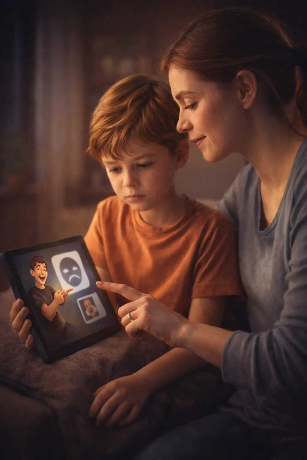 Help children spot harmful online influences through calm guidance and conversation