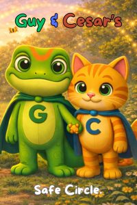 Safe Circle by Guy & Cesar children’s book cover, linked to the Safe Circle adult safeguarding toolkit